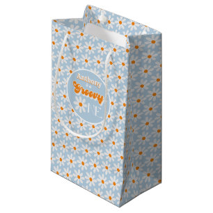 Retro Groovy One Boys 1. Geburtstag Kleine Geschenktüte