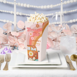 Retro Groovy one Daisy Blume Geburtstagsparty Geschenkschachtel