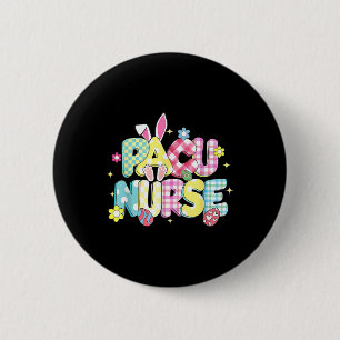Retro Groovy Pacu Krankenschwester Bunny Ohr Lusti Button
