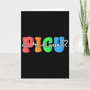 Retro Groovy Picu-Crew Valentinstag Pädiatrische I Karte