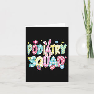 Retro Groovy Podiatry Squad Bunny Ohr Sonniges Ost Karte