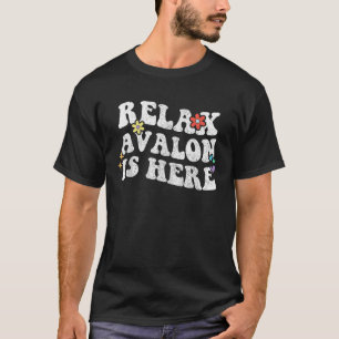 Retro Groovy Relax AVALON ist hier Liebste Mutter  T-Shirt