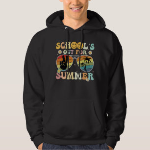 Retro Groovy School's Out for Summer Abschluss Hoodie