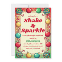 Retro Groovy Shake & Sparkle Weihnachtsfeier