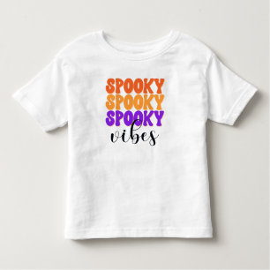 Retro Groovy Spooky Vibes Vintag Halloween Kleinkind T-shirt
