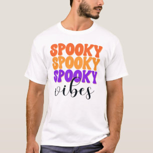 Retro Groovy Spooky Vibes Vintag Halloween T-Shirt