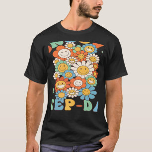 Retro Groovy Step Vater Groovy Birthday Party Matc T-Shirt