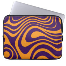 Retro Groovy Wellenmuster-Design