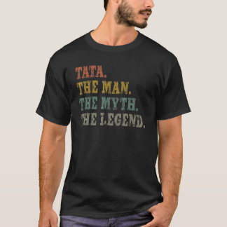Retro Großvater Männer erzählt dem Mann die Mythen T-Shirt