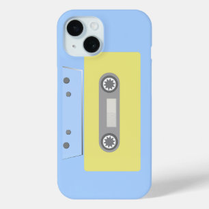 Retro-grünes und blaues Kassettenband Case-Mate iPhone Hülle