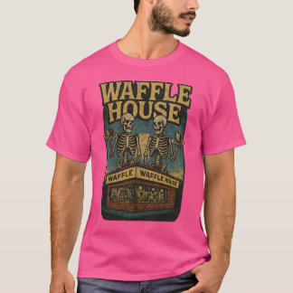 Retro-Grunge-70er-Jahre-Waffle-House-Design T-Shirt