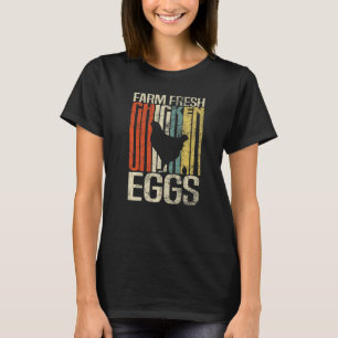 Retro Grunge Bauern frische Hühnereier T-Shirt