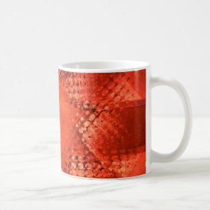 Retro Grunge halftone star Kaffeetasse