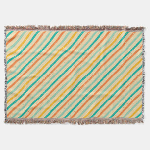 Retro-Grunge-Streifen Decke