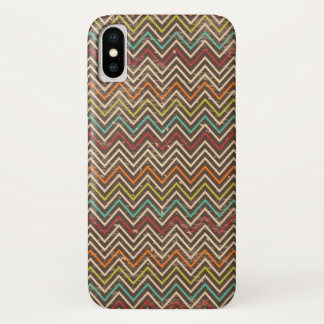 Retro Grunge Zickzack Muster Case-Mate iPhone Hülle