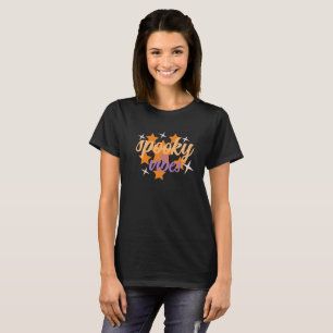 Retro Gruselige Halloween-Stars T-Shirt