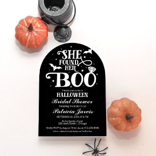 Retro Gruselige Sie fand ihren Boo Junggesellinnen Einladung