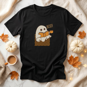 Retro Gruseliger Süßer Geist Halloween T-Shirt