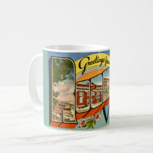Retro-Grüße aus Roanoke, VA Kaffeetasse