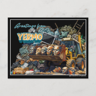 Retro-Grüße aus Yermo 2 Postkarte