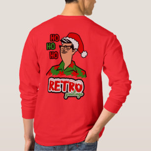 Retro Grüße Weihnachten T-Shirt