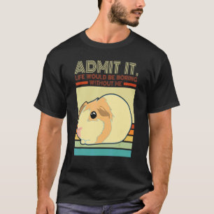 Retro Guinea Schweinefleisch geben zu, dass das Le T-Shirt