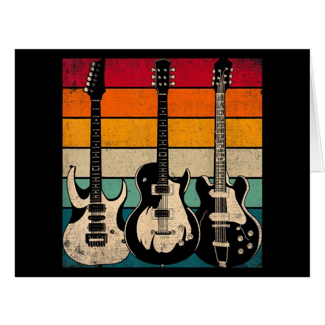 Retro Guitar (Vorderseite (Horizontal))