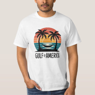 Retro Gulf America Sunset Beach Vibes T-Shirt