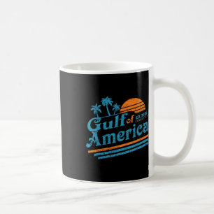 Retro Gulf of US America 2025 American Flag Gulf Kaffeetasse