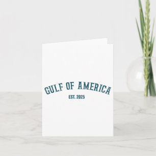 Retro Gulf of US America 2025 American Flag Gulf Karte