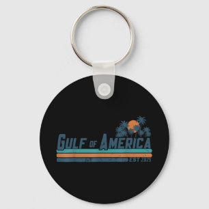 Retro Gulf of US America 2025 American Flag Gulf Schlüsselanhänger