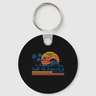 Retro Gulf of US America 2025 Funny Trump Schlüsselanhänger