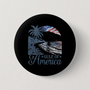 Retro Gulf of US America Est 2025 American Flag G Button