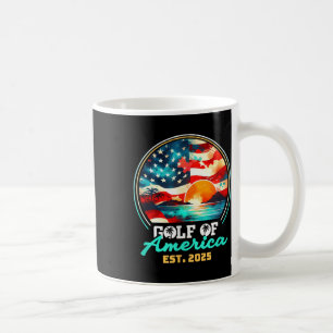 Retro Gulf of US America Est 2025 American Flag G Kaffeetasse