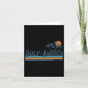 Retro Gulf of US America Est 2025 American Flag G Karte