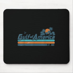 Retro Gulf of US America Est 2025 American Flag G Mousepad
