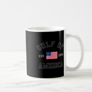 Retro Gulf of US America Est 2025 American Flag Kaffeetasse