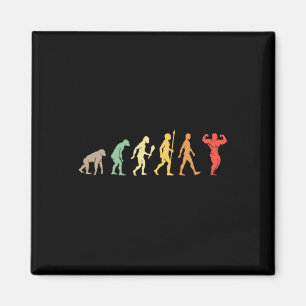 Retro-Gym-Motivationsgeschenkidee Lustiger Körpera Magnet