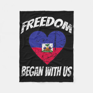 Retro Haitian Independence Shirt Feiertag Fleecedecke