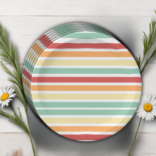 Retro-Halb-Daisy-Baby-Party Pappteller