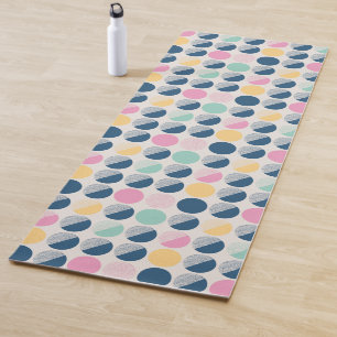 Retro Halbrund-Muster Yogamatte