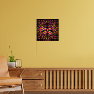 Retro-Halftone-Punktsphäre Poster