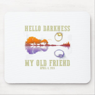 Retro Hallo Dunkelheit Mein alter Freund Funny Tot Mousepad