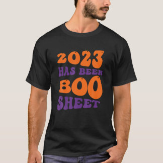 Retro Halloween 2023 war Boo Sheet T Shirt