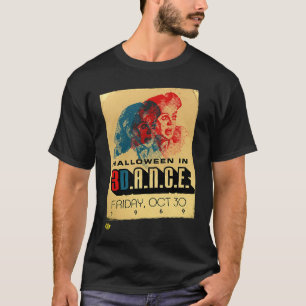 Retro Halloween 3DANCE Party Poster T-Shirt