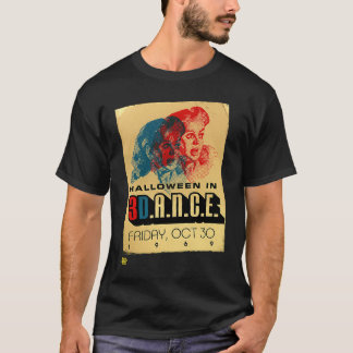 Retro Halloween 3DANCE Party Poster T-Shirt