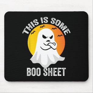 Retro Halloween Boo Ghost-Kostüm Das ist ein Boom Mousepad
