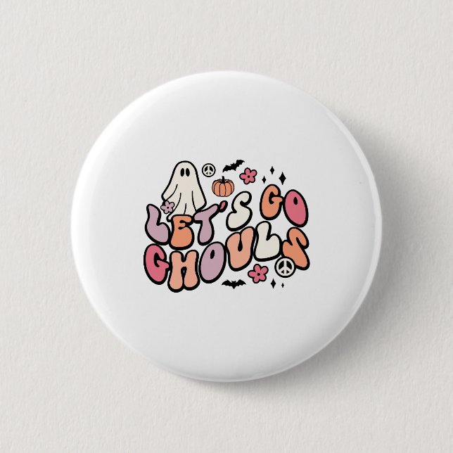 Retro Halloween    Button (Vorderseite)