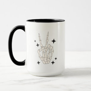 Rétro Halloween Creep it Real Skeleton Mug