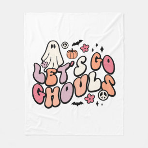 Retro Halloween Fleecedecke